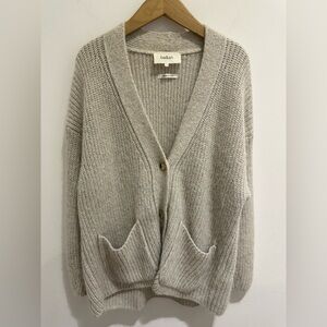 ba&sh Women's Light Gray Cardigan Small